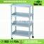 2015 New Rectangle 4 Layer Kitchen Rack With Wheel