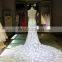 high neck pictures of latest gown wedding dress bridal ball gown backless Muslim wedding gown