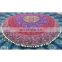 Large Mandala Tapestry Floor Pillows Cotton Round Cushion Cover Ottoman Decorative Poufs