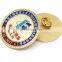 Company logo heart enamel metal badge