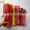 Mesh bag for vegetable HDPE Round wire plain woven packing garlic mesh bag