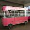 Commercial mobile food cart with wheels/food light trucks/crepes car food truck