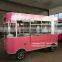 Commercial mobile food cart with wheels/food light trucks/crepes car food truck