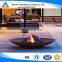 China manufacturer outdoor corten steel fire pit fire bowl