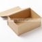 Recyclable natural brown kraft paper A5 deep gift box