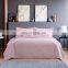 Fashion European And American Style King Bedroom Polyester Pink Adult Quilt Set
