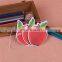 Cheap custom polyester felt car air freshener hanging