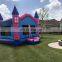 Commercial Jumping Castle Pink Princess Bounce House For Children