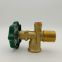 LPG valve/ brass gas self-closing cylinder  valve /Angel valve/bottle valve export to South America