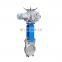 Stainless Steel Disc Hard Sealing PN10 PN16 Motorized Knife Gate Valve