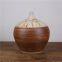 Artistic Jingdezhen Hand Made Paint Modern Simple Style Brown Ceramic Vase For Indoor Decor