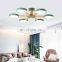 Nordic Art Deco Chandelier Wood Part Hanging Lamp Modern Led Chandeliers for Living Room