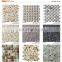 foshan Dark Grey Color High Quality Ceramic Tile Art Mosaic Waterjet Mosaic Wall Tiles