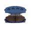 High performance disc brake pad with brake shim  04465-26420 D1434