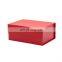 Luxury customize red cardboard rigid magnetic closure retail gift product wrapping boxes