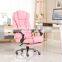 2021 Cheap Price High Back Quality Leather Luxury Executive Ergonomic Massage Wheels Swivel Office Desk Chair for Sale