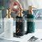 Luxury Marble Design Bathroom Kitchen Shampoo Bottle With Pump Ceramic Liquid Soap Lotion Dispenser