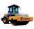12000kg double drum vibration Road Roller 6122E