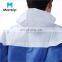 Microporous Combined with SMS Wholesale Price Industrial Use Back Splicing Breathable Coverall with Zipper and Custom Service
