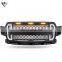 Pickup Accessories Raptor Style Front Car Grille with DRL light for FORD F150 2018 2019 2020 Matte Black Abs Plastic Grille