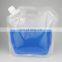 Custom printed clear drink reusable food spout pouch plastic liquid stand up pouch with spout