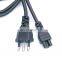 Guangzhou italian standard C 13 end  3 prong power cable extension cord computer power cord cables