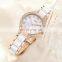 SINOBI New Ladies OEM Pearl Shell Dial Quartz Watches For Girls Women Wrist Luxury Watch Customized