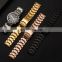 Universal Stainless Steel Watch Strap Solid Double Insurance Folding Buckle Stainless Steel Bracelet Men's and Women's Bracelet