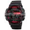 OEM watch brand Skmei 1243 trend jam tangan black digital led display custom logo relojes men wristwatches