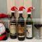 Mini Christmas Hat Tableware Knife Fork Set Holder Pocket Bag Merry Christmas Party Dinner Wine Bottle Xmas Hat Decoration