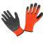 7 Gauge Acrylic Loop Napping Shell Latex Crinkle Palm Coated Winter Work Gloves