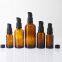 Pump spray bottles volume 5-100ml empty glass spray bottles black pump spray cap