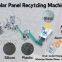 Photovoltaic solar panels Frame Glass recycling production machine