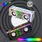 Hot Sale 2024 Outdoor Mini Wireless Portable Transparent Bluetoothes Speaker TWS Interconnected Colorful LED Light