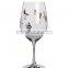 CE/EU/FDA/SGS/LFGB HIGH QUALITY HAND PAINTING WINE GLASS