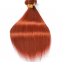 Ginger 350# Прямые прядки из 100% натурального неокрашенного человеческого волос, которые можно окрашивать