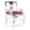 Stainless steel handrails hotel lobby chairs