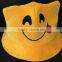 new design emoji bucket hat/plush emoji bucket hat/yellow emoji plush hat