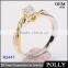 Latest plated gold rings design for woman fashion wedding ring with cubic zirconia or diamond ring