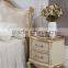 French style luxury bedroom furniture set white wedding bed