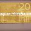 Gold foil 24k gold banknotes gift and craft souvenir banknotes /collection