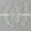 Loose Gemstone Crystal Rough Coin Beads Clear Quartz Coin Beads for Fashion and Jewelry Making
