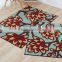 2016 best shaggy polyester quality chinese carved wool rugs