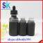 15ml 30ml Black Frosted Glass Dropper Bottle Supplier's Choice