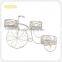 Antique Metal Flower Planter Holder for Garden Deco