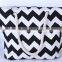 Personalized Embroidery Monogram Chevron Canvas Handbag Beach Tote