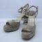 Factory High Quaility Fashion Women High Heeled Sandal Shoes High Platforms Sandal Shoes for Ladies Supplier's Choice