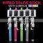 New Arrival Foldable Monopod With Mirror,Portable Wired Selfie Stick,Wired Selfie Stick
