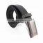 Fashion style Man black pu leather brand belt for suit with metal square accessories in YiWu