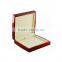 Custom leather jewellery pendant box logo